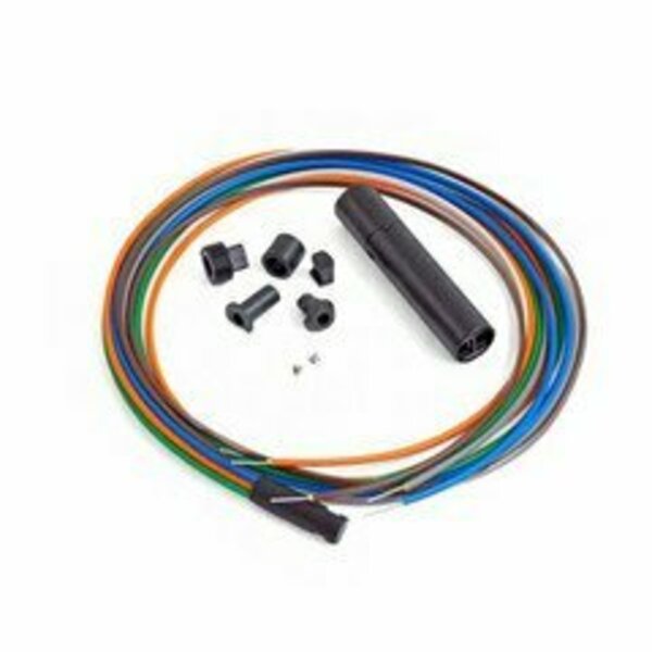 Swe-Tech 3C 6-Fiber Distribution Break-Out Kit, 3mm Color Coded 40 inch Tubing, Accepts 250um FWT15F3-03206